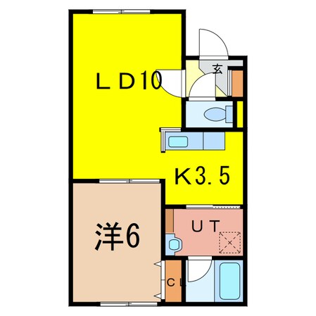 Relache3-1の物件間取画像